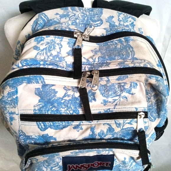 Jansport Backpack Multifunctional Blue Motiff - Picture 5 of 5